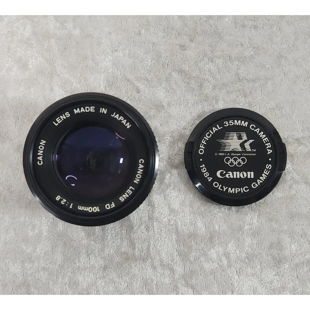 Canon Lens FD 100mm 1:2.8 film Camera Lens
